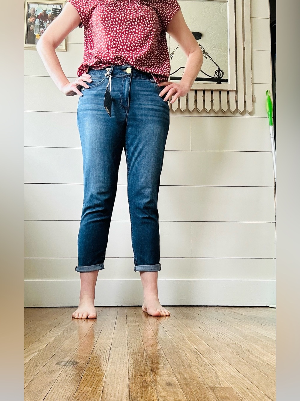 Democracy Light Blue Ankle Skinny Jeans - Picture 3 of 6
